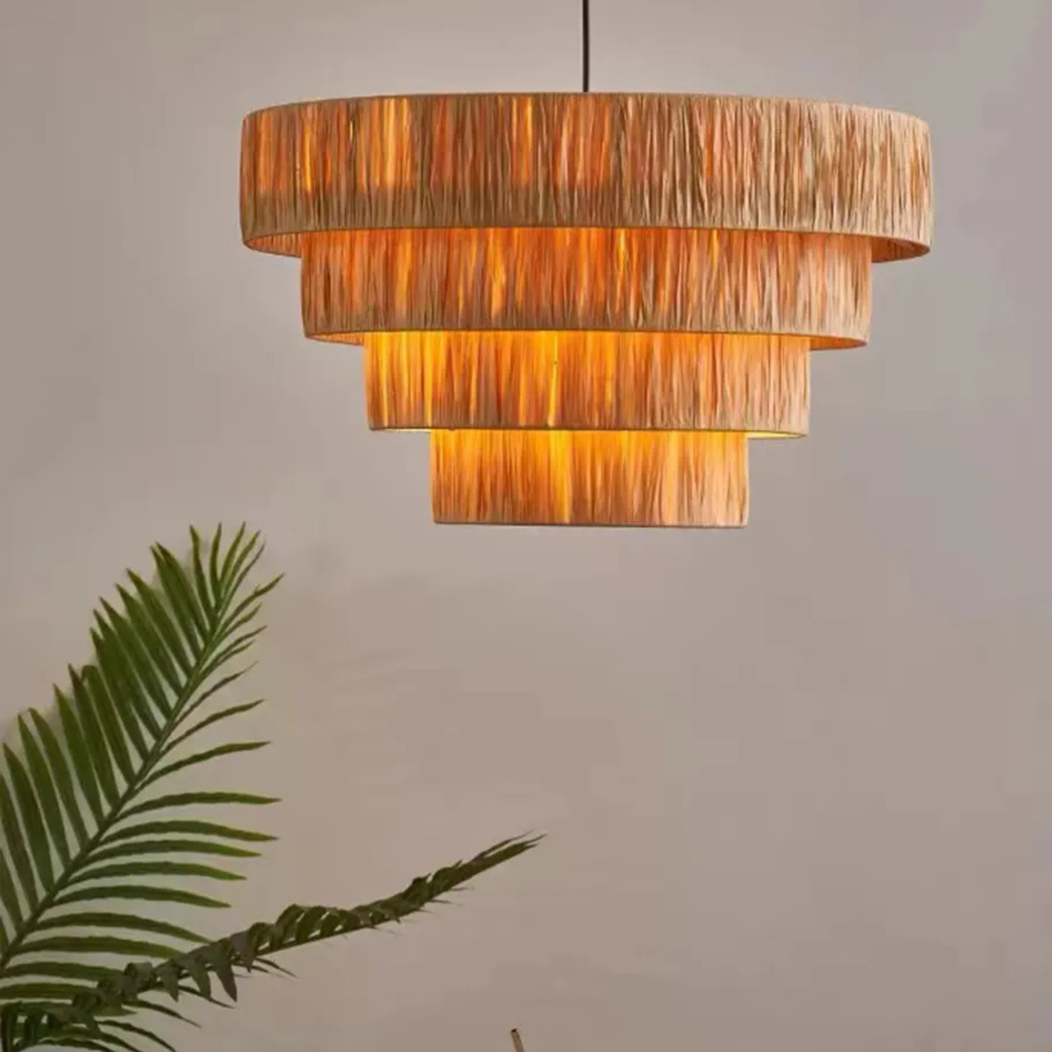 Raffia Multilayer Pendant Lamp LP-53